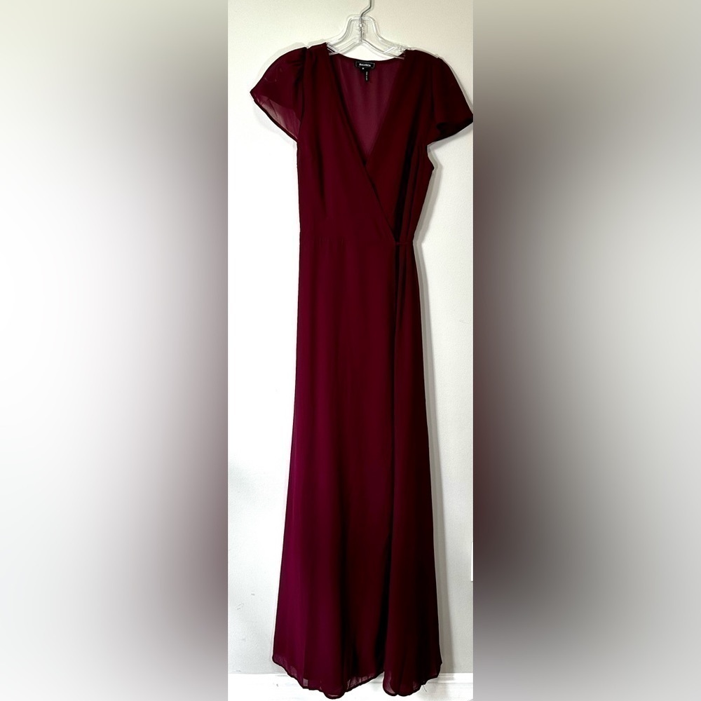 Soieblu Women’s V-Neck Floor Length Dress - Picture 2 of 10